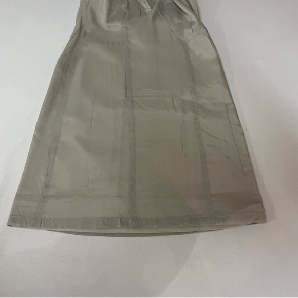 Hugo Boss Elegant Taupe Beige Structured Short Sleeveless Dress - 4 - Picture 9 of 13